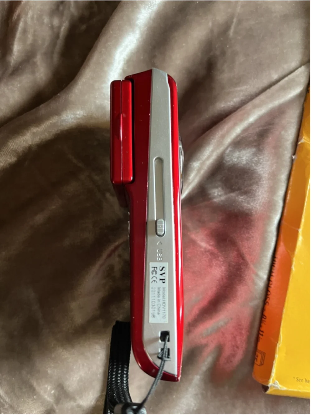 SVP DIGITAL VIDEO CAMERA - HD /red with printer paper /VIDEO/VOICE RECORDER&MORE